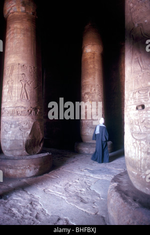 Hypostyl, Tempel von SETHOS I, Abydos, Ägypten, 19. Dynastie, c 1280 BC. Artist: Unbekannt Stockfoto