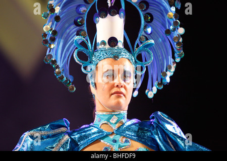 Carnaval-Feier in Las Palmas de Gran Canaria 2010 "Gala Drag Queen" Stockfoto