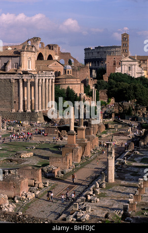 Italien, Rom, Forum Romanum, Via Sacra Stockfoto