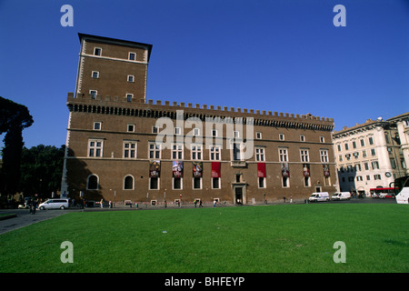 Italien, Rom, Piazza Venezia, Nationalmuseum Palazzo Venezia Stockfoto