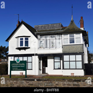 Carnoustie Golf Links Verwaltungsausschuss Verwaltung, Links Parade, Carnoustie, Angus, Schottland, Großbritannien. Stockfoto