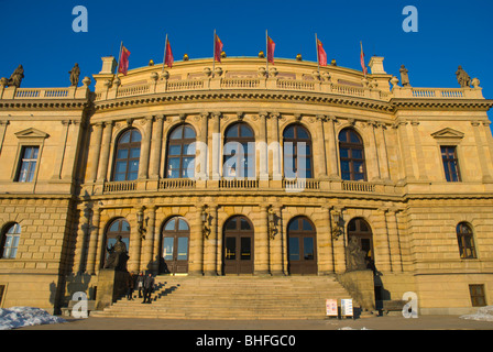 Rudolfinum Konzerthalle Josefov Prag Tschechien Mitteleuropa Stockfoto