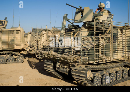 Viking gepanzerte Personalfördermaschinen in Helmand Provinz Südafghanistan Stockfoto
