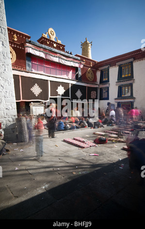 Der Jokhang, Lhasa, Tibet Stockfoto