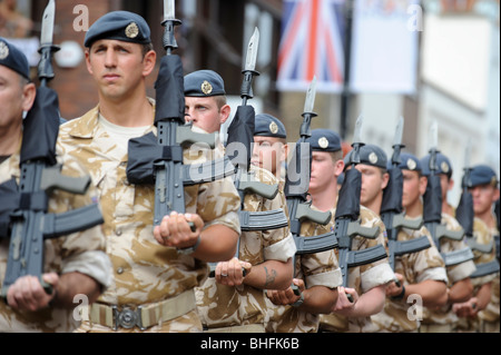 Britische Truppen zurück aus Afghanistan Stockfoto