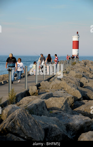 Irondequoit Bay Inlet, Rochester NY USA. Stockfoto