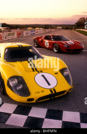 Ford GT 40 Mk1 & Mk IV. USA Stockfoto