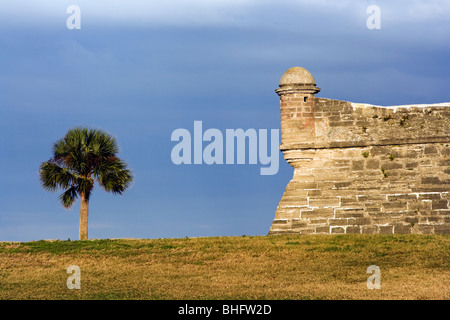 Castillo de San Marcos in St. Augustine Stockfoto