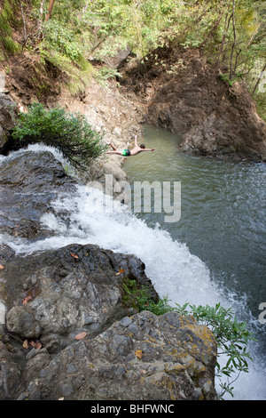 Montezuma Wasserfälle in Costa Rica Stockfoto