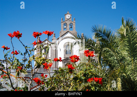 Kirche in Santa Lucia Dorf auf Gran Canaria auf den Kanarischen Inseln Stockfoto