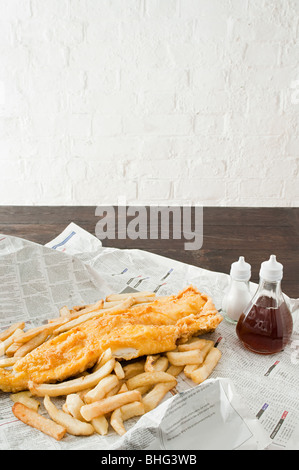 Fish &amp; chips Stockfoto