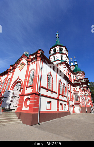 Anhebung der Kreuz Kirche in Irkutsk Stockfoto