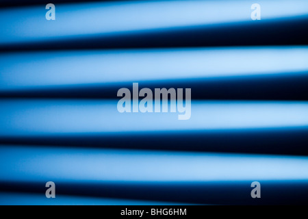 th abstrakten Blick auf gestreift Lichter Stockfoto