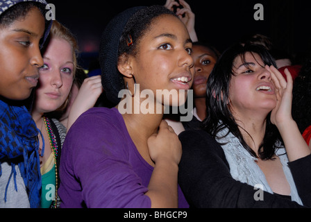 Liebe Musik hasse Rassismus Musik Festival Victoria Park East London Stockfoto