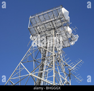 Telekommunikation Turm Österreichische Alpen Stockfoto