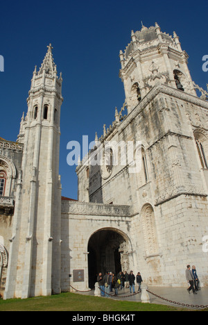 Mosterio Dos Geronimos (Jeronimos), Belem, Lissabon, Portugal. Stockfoto