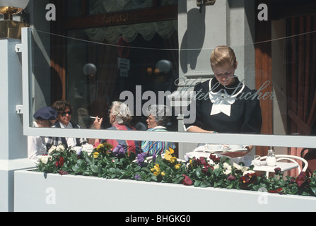 ÖSTERREICH HAUS EINE CAFE GEGENÜBER DER STAATSOPER IN WIEN Stockfoto