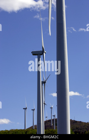 Windturbine Mars Hill Aroostook County Maine USA Neuengland Stockfoto