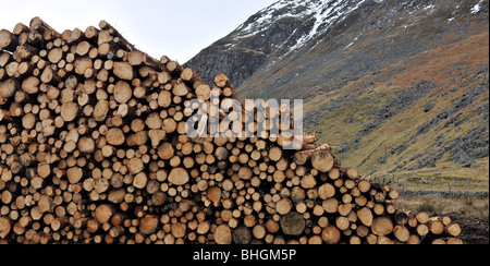 Anmeldung bei Glen Clova, Angus, Schottland, Vereinigtes Königreich. Stockfoto