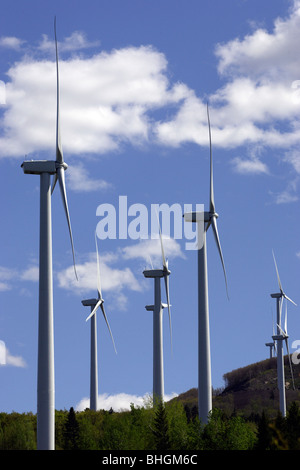 Windturbine Mars Hill Aroostook County Maine USA Neuengland Stockfoto