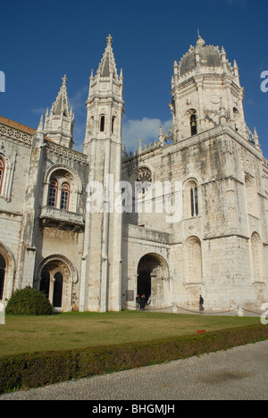 Mosterio Dos Geronimos (Jeronimos), Belem, Lissabon, Portugal. Stockfoto