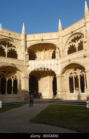 Mosterio Dos Geronimos (Jeronimos), Belem, Lissabon, Portugal. Stockfoto