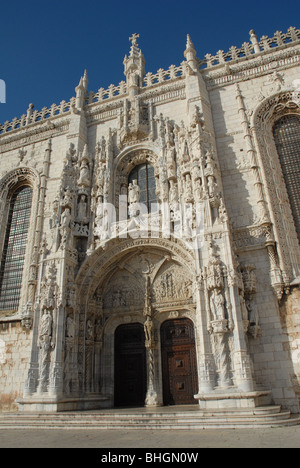 Mosterio Dos Geronimos (Jeronimos), Belem, Lissabon, Portugal. Stockfoto