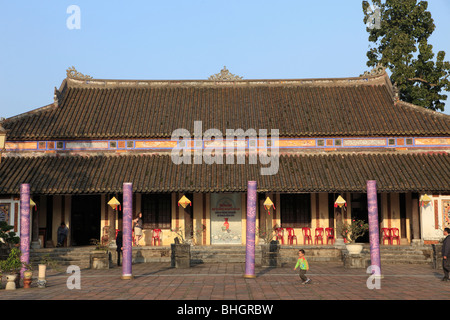 Vietnam, Hue, Zitadelle, Imperial Gehäuse, Hall von den Mandarinen, Stockfoto
