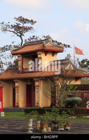 Vietnam, Hue, Zitadelle, Imperial Gehäuse, Mieu Verbindung, rechts Haus, Stockfoto