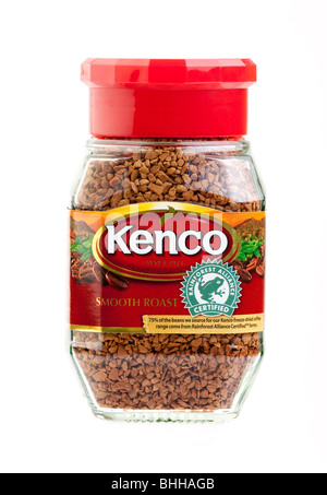 Kenco instant Kaffee Glas Stockfoto