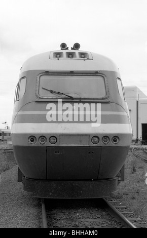 Intercity Zug der XPT Sydney XPT Depot 1988 Stockfoto