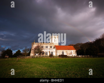 Wootten Wawen Kirche Atratford-upon-Avon sächsischen Kirche älteste in warwickshire Stockfoto