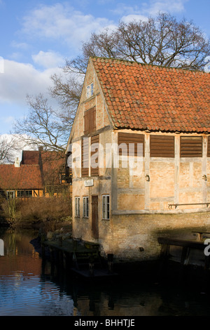 Alte Stadt in Århus Stockfoto