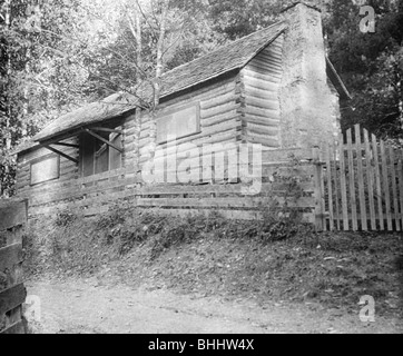 Folk-Sängerin Haus, Appalachen, USA, c1917. Künstler: Cecil Sharp Stockfoto