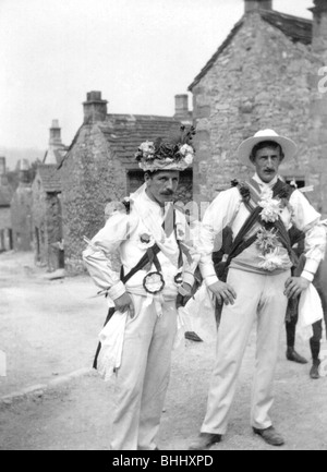 Winster Morris Dancers, Winster weckt, Derbyshire, 4. Juli 1908. Artist: Unbekannt Stockfoto