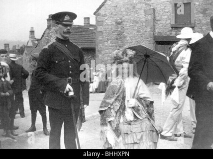 Morris Dance Queen, Winster, Derbyshire, c 1908. Artist: Unbekannt Stockfoto