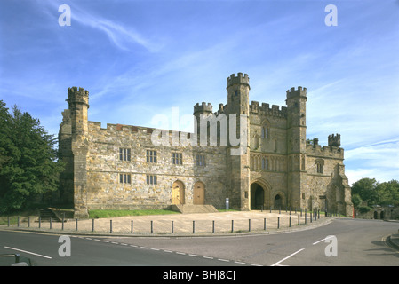 Torhaus und Gerichtsgebäude, Battle Abbey, East Sussex, 1998. Künstler: J Bailey Stockfoto