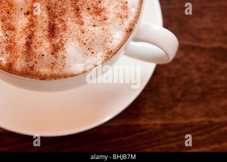 Tasse Cappuccino Stockfoto