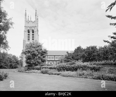 St Peter Kirche, Stapenhill, Burton-nach-Trent, Staffordshire, 2000. Künstler: M Hesketh-Roberts Stockfoto