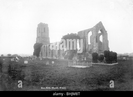 St Andrew's Church, Covehithe, Suffolk, 1890-1910. Artist: Unbekannt Stockfoto