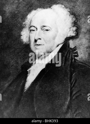 John Adams (1735-1826), Präsident der Vereinigten Staaten von Amerika (1797-1801). Artist: Unbekannt Stockfoto