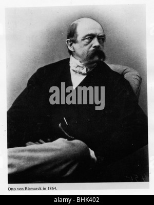 Otto von Bismarck (1815-1898), der erste Kanzler des Deutschen Reiches. Artist: Unbekannt Stockfoto