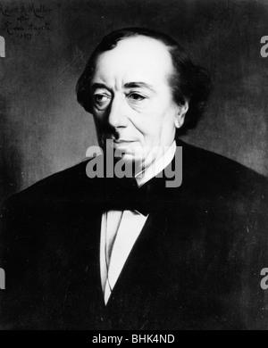 Benjamin Disreali (1804-81), der Britischen Konservativen Primeminister. Artist: Unbekannt Stockfoto