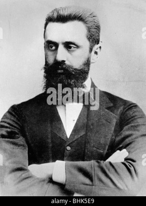 Theodor Herzl (1860-1904), Schriftsteller und Staatsmann. Artist: Unbekannt Stockfoto