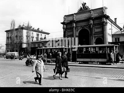 Geografie/Reisen, Tschechien, Prag, Gebäude, Bahnhof, 1963, Stockfoto