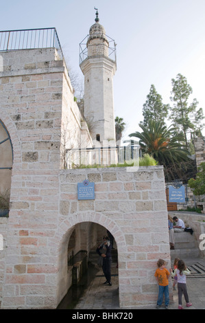 Israel, Jerusalem, Ein Kerem (auch Ein Karem), der traditionelle Geburtsort Johannes des Täufers. Mary es Frühling Stockfoto