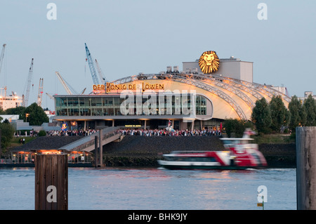 Musical Theater König der Löwen, Hamburg Hafen, Hamburg, Deutschland Stockfoto