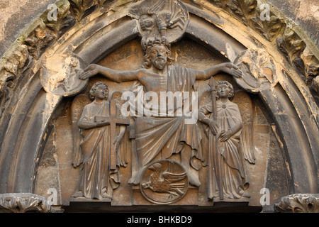 KIRCHE SAINT-MARTIN, COLMAR Stockfoto