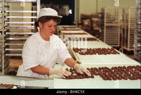 Herstellung von Schokolade in der Cadbury Fabrik, Polen Stockfoto