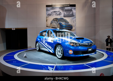 "Subaru Impreza" Rallye-Auto Stockfoto